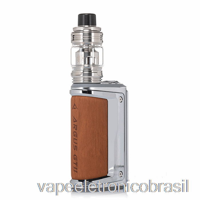 Vape Recarregável Voopoo Argus Gt 2 200w Starter Kit Uforce L - Silver Grey